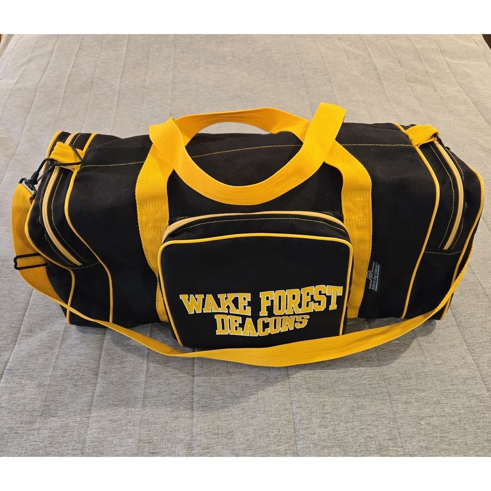 Wake Forest University Demon Deacons Canvas‎ Gym Travel Duffle Bag Student Fan